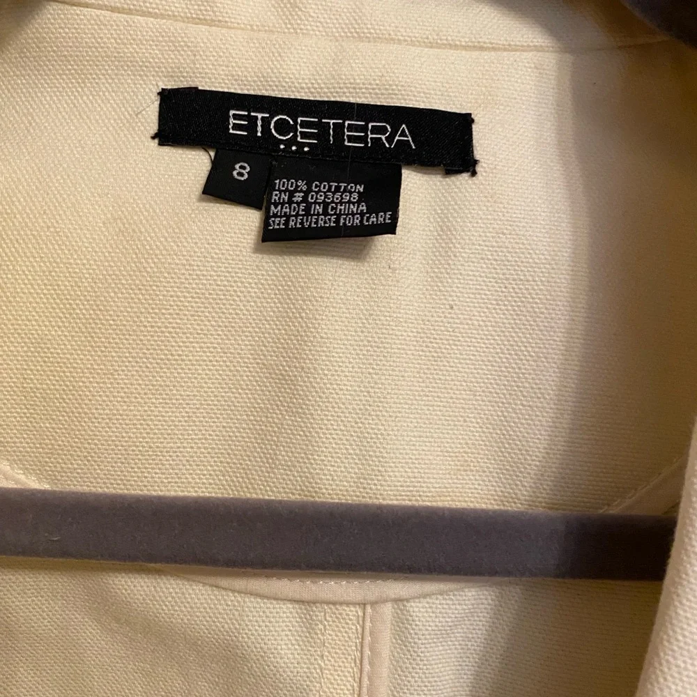 Etcetera Cotton Blazer - Picture 2 of 5